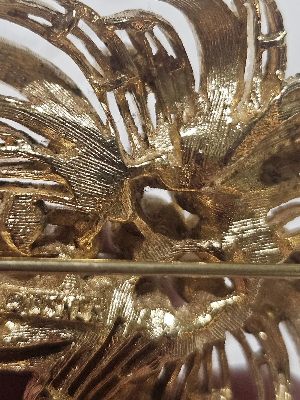 Vintage 50's-60's Lisner Brooch Mid-Century Costume Jewelry